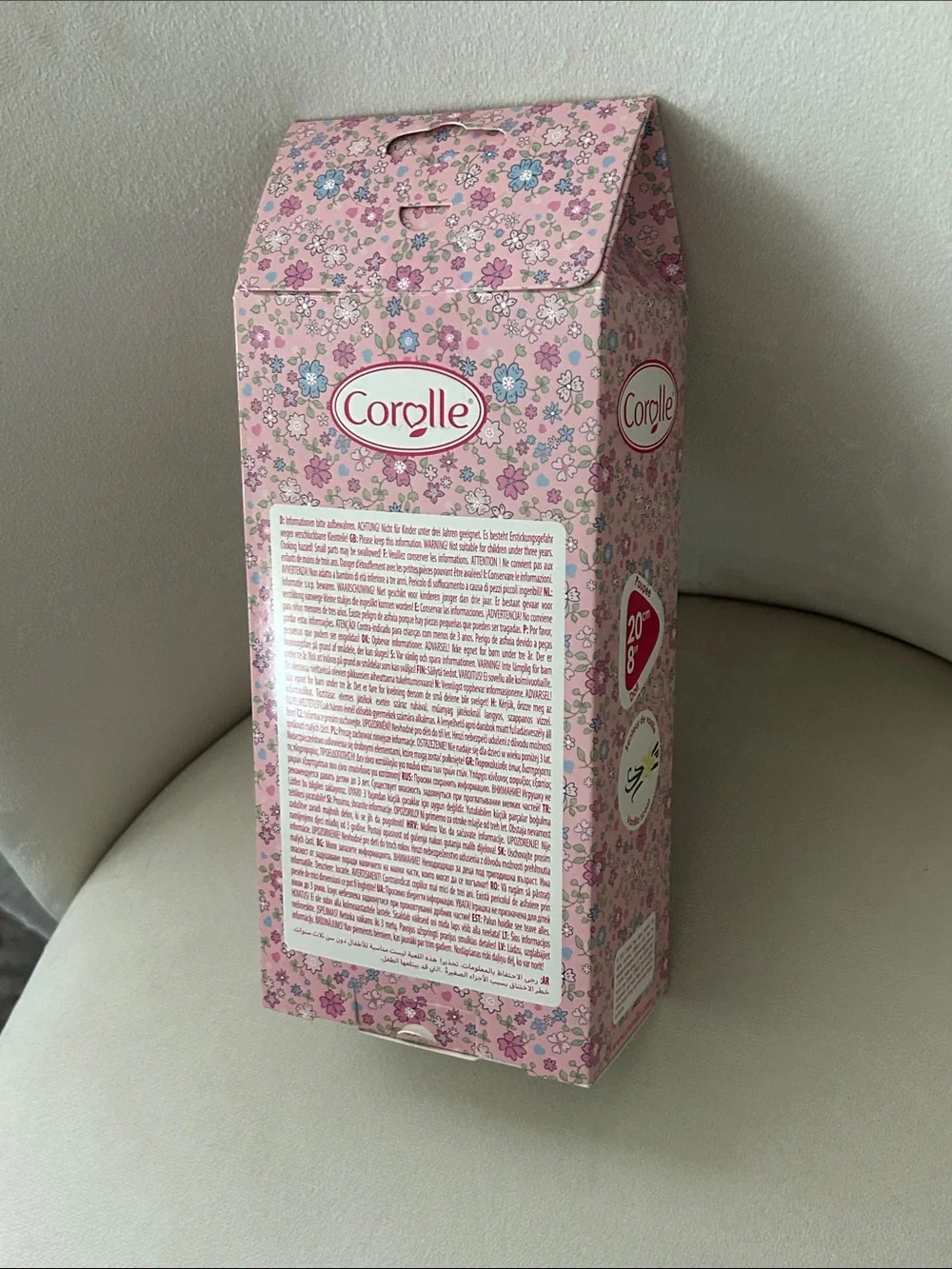 Mini Doll Rosaly in Pink Floral Dress - Kids Toy